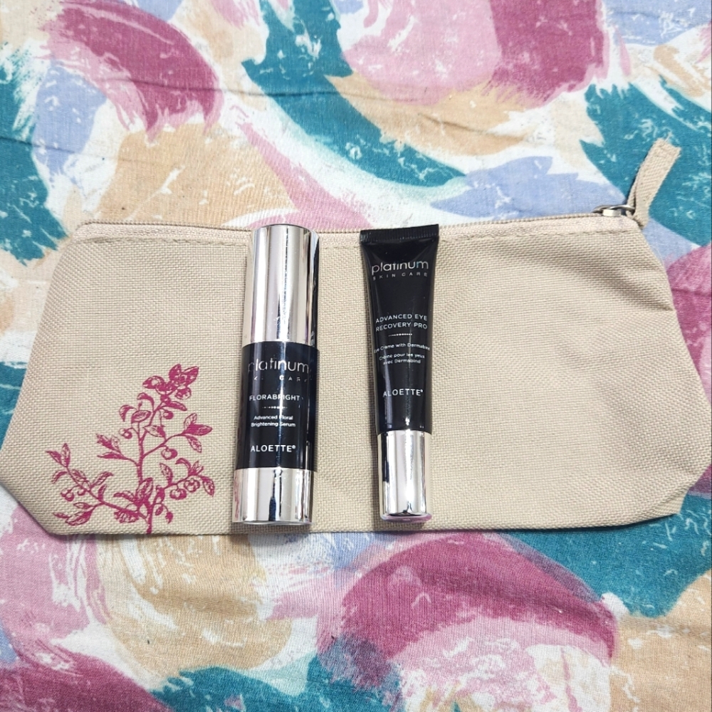 Aloette Platinum Skincare Set with Bag